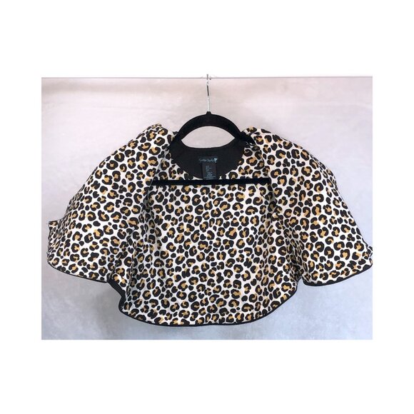 CAPE/PONCHO,  2T,  CYNTHIA ROWLEY,  leopard print - Picture 3 of 3
